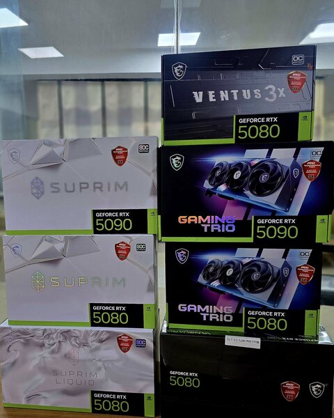 GeForce RTX 5090, RTX 5080, RTX 5070 Ti, RTX 5070, RTX 4090, RTX 4080 Super